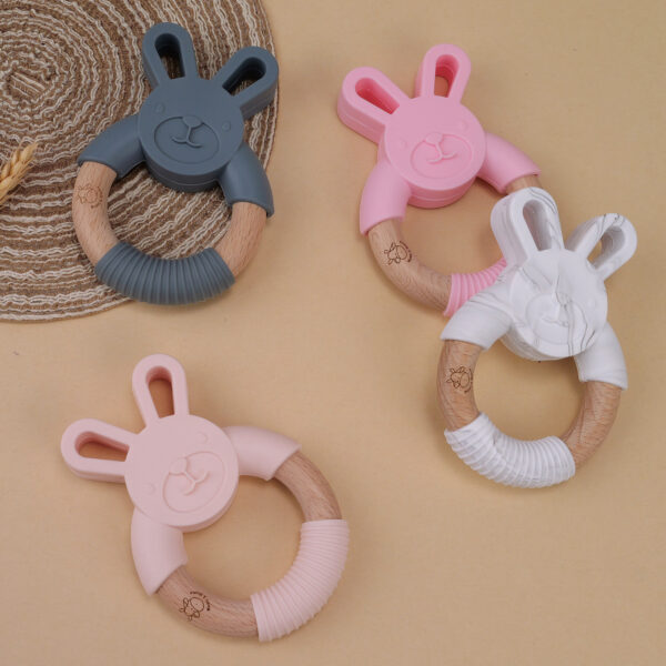 Mums&Moore Rabbit Wooden Teether toy