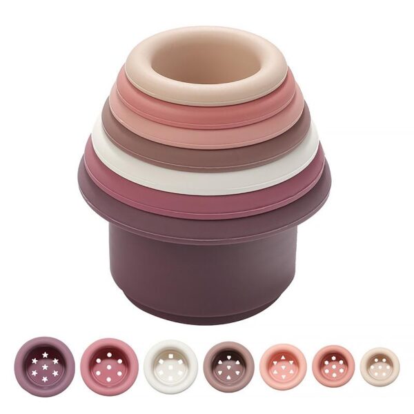 Mums&Moore Baby Stacking cup toy - Image 7