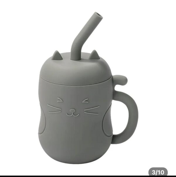 Mums&Moore Silicone Kitten Drinking Cup - Image 2