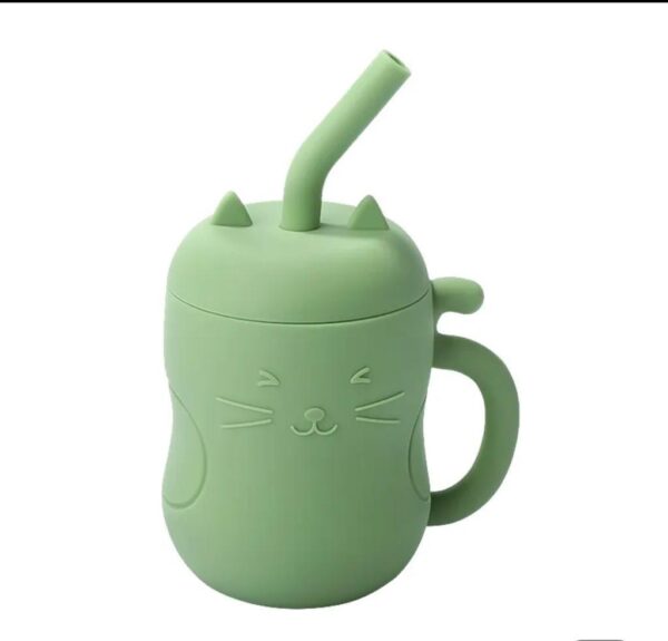 Mums&Moore Silicone Kitten Drinking Cup - Image 3