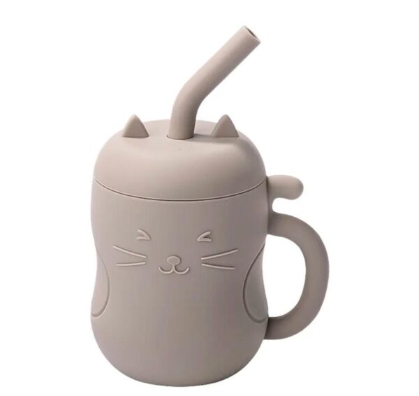 Mums&Moore Silicone Kitten Drinking Cup - Image 4