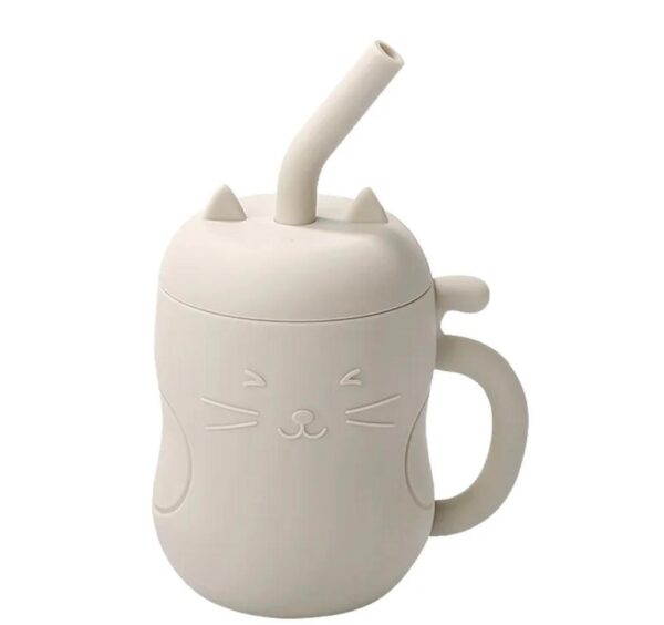 Mums&Moore Silicone Kitten Drinking Cup - Image 6