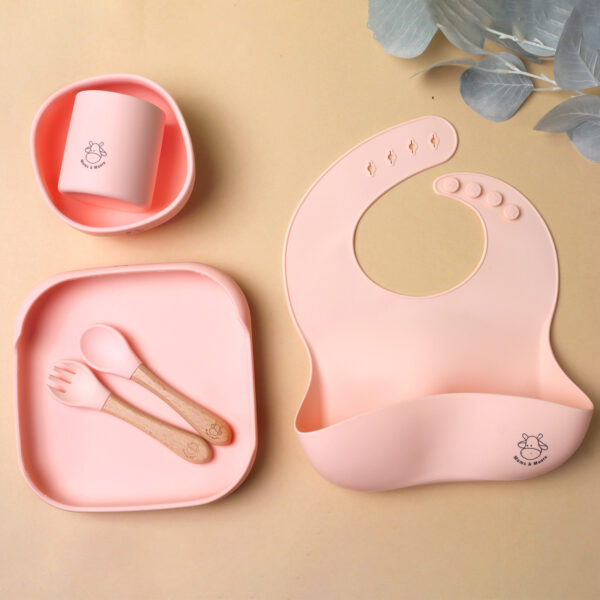 Mums&Moore Silicone Square Baby Feeding Set - Image 13