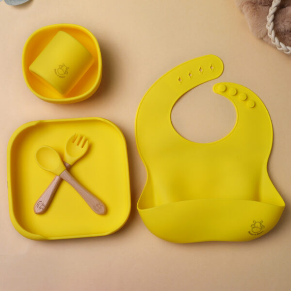 Mums&Moore Silicone Square Baby Feeding Set - Image 16