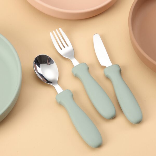 Mums&Moore Kids Silicone Dining Set - Image 6