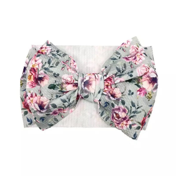 Mums&Moore Baby Patterned Headband Bowknot - Image 15