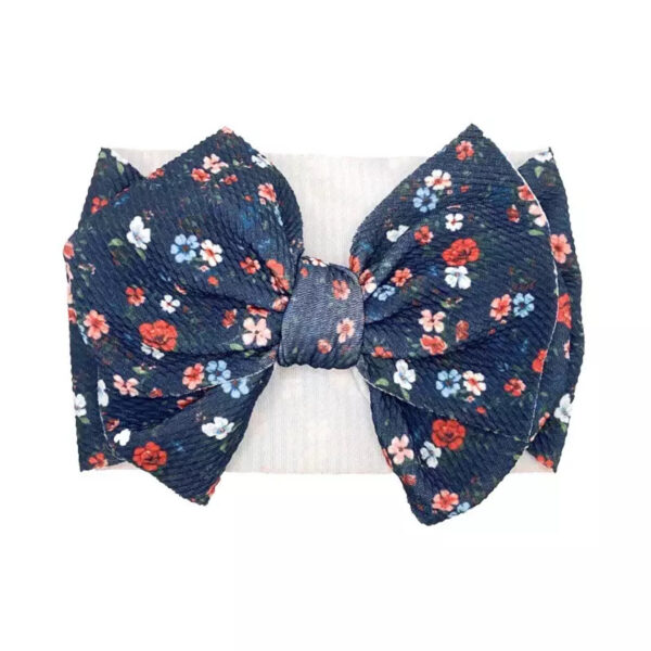 Mums&Moore Baby Patterned Headband Bowknot - Image 17