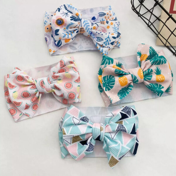 Mums&Moore Baby Patterned Headband Bowknot