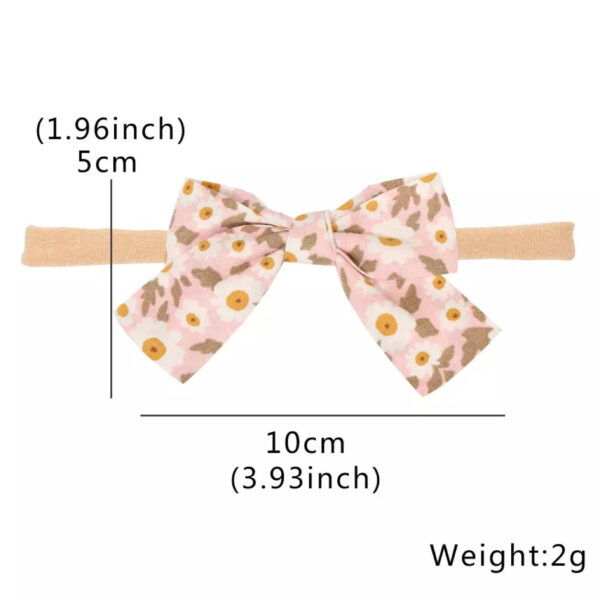 Mums&Moore Long String Floral Bow - Image 7