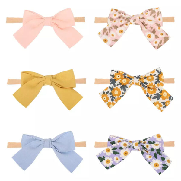 Mums&Moore Long String Floral Bow